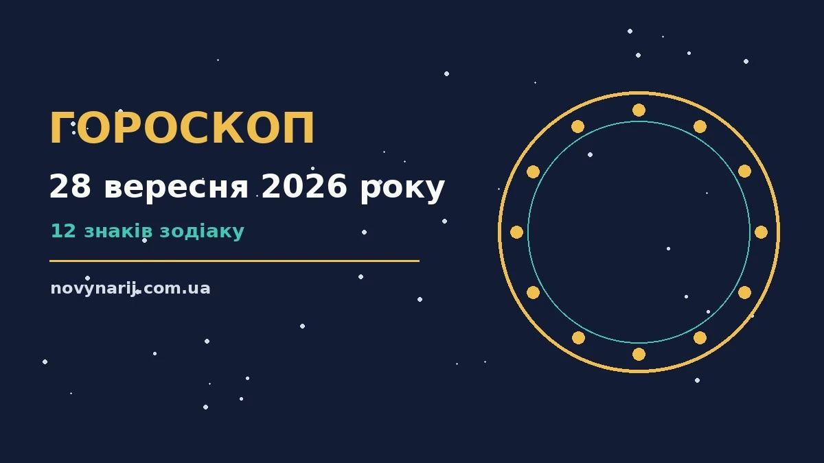 Гороскоп на 28 вересня 2026 року: корисний прогноз на день про фінанси та особисте життя