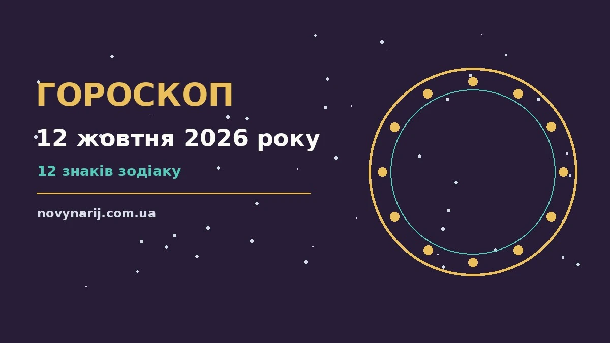 Гороскоп на 12 жовтня 2026 року: фінанси, стосунки та особисті межі