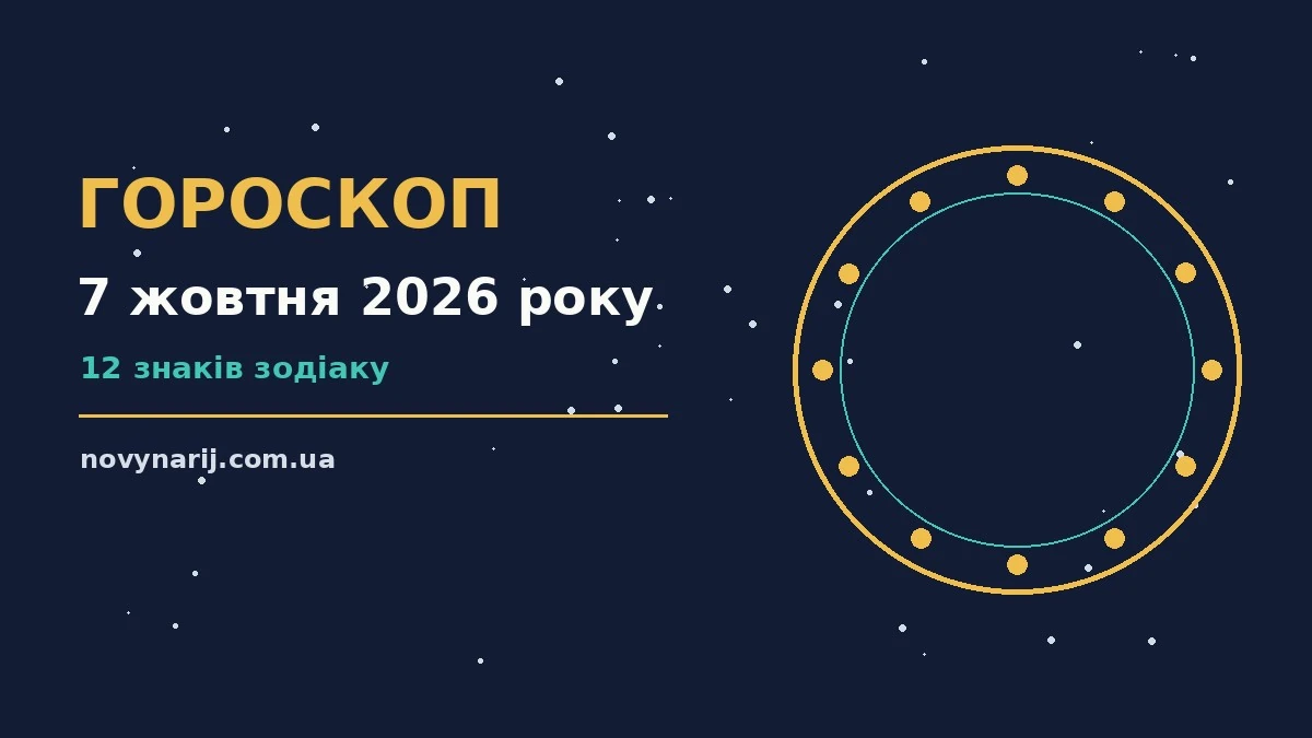 Гороскоп на 7 жовтня 2026 року: корисний прогноз на день про фінанси та особисте життя